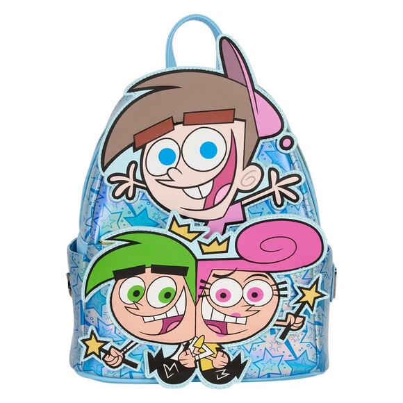 IN HAND NYCC LIMITED Fairly Oddparents Mini Loungefly Backpack Timmy Cosmo Wanda - Picture 1 of 3